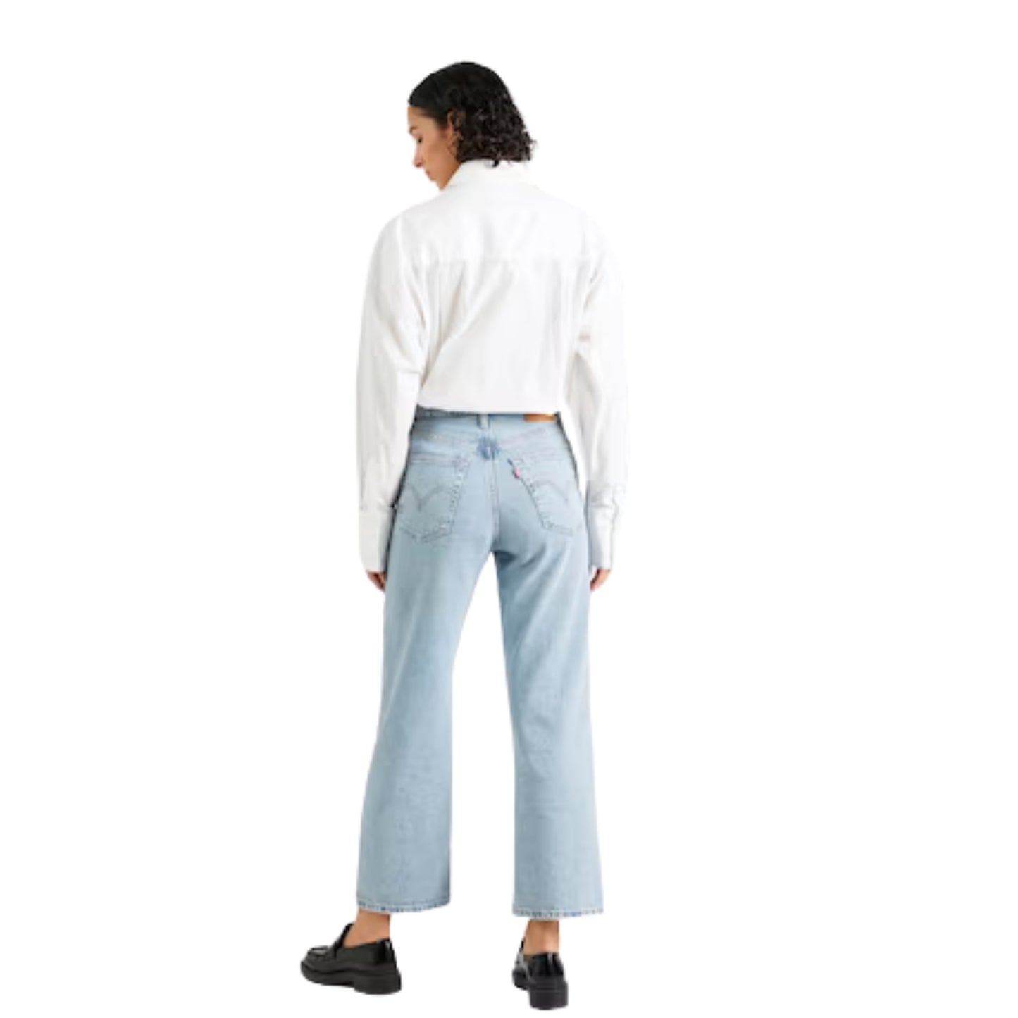 LEVI'S - Mujer Ribcage straight leg denim