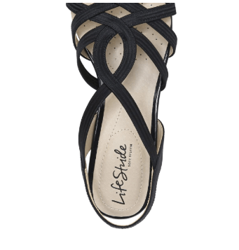 LIFESTRIDE Womens Shoes 40 / Black LIFESTRIDE - Strappy Sandal