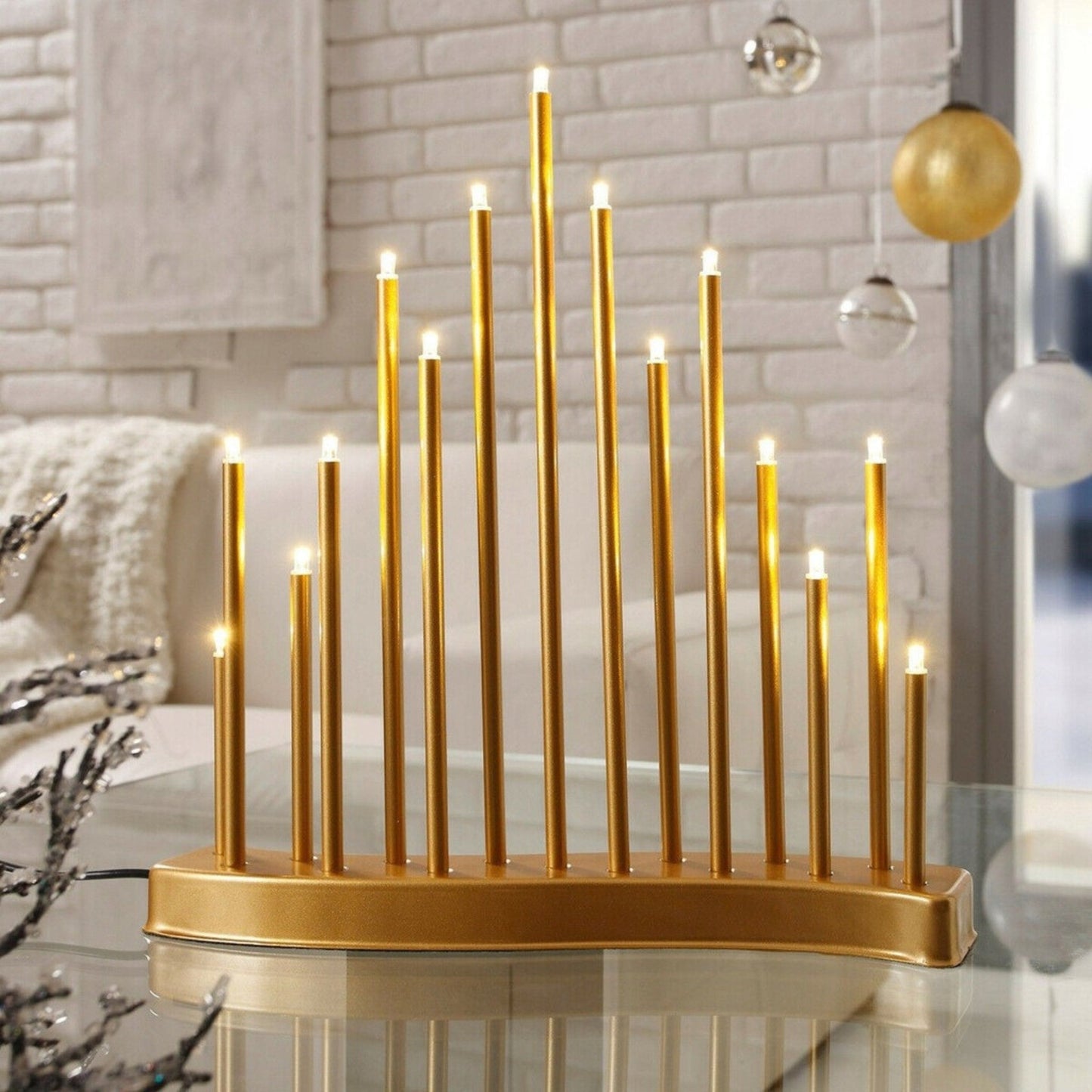 LIGHT ZONE Home Decoration & Accessories LIGHT ZONE - Candlestick Light Gold