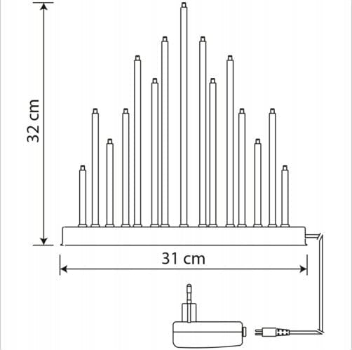 LIGHT ZONE Home Decoration & Accessories LIGHT ZONE - Candlestick Light Gold