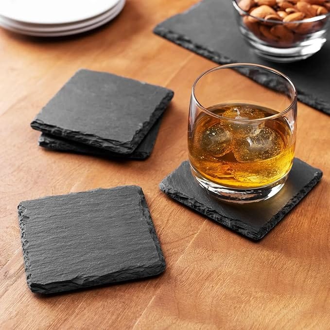 LIVARNO Kitchenware Black LIVARNO - 8 Pieces Of coasters