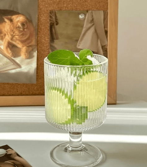 LIVARNO Kitchenware 450 ml LIVARNO - Textured Set 0f Glass