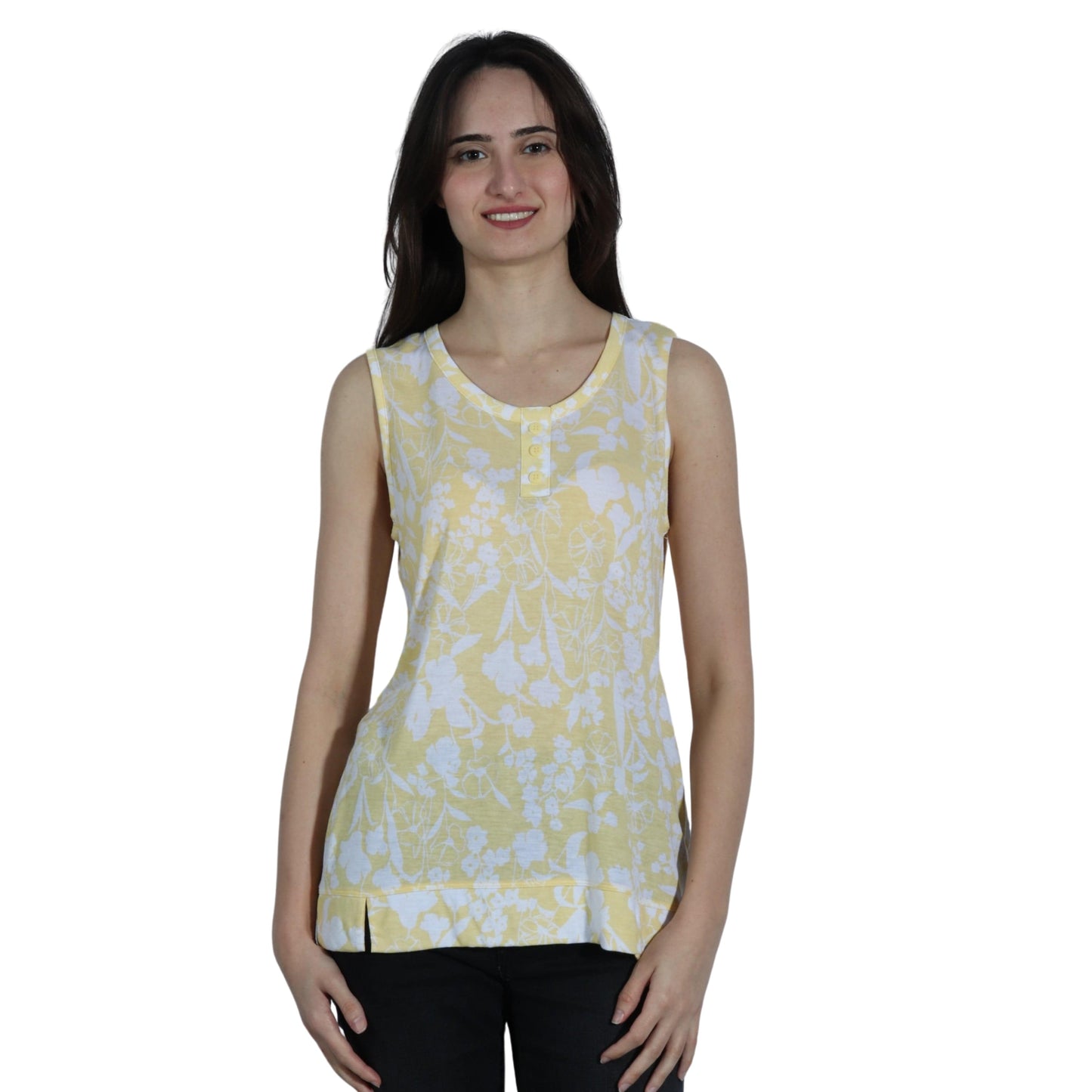 LIZ CLAIBORNE Womens Tops S / Multi-Color LIZ CLAIBORNE - Floral Sleeveless Top