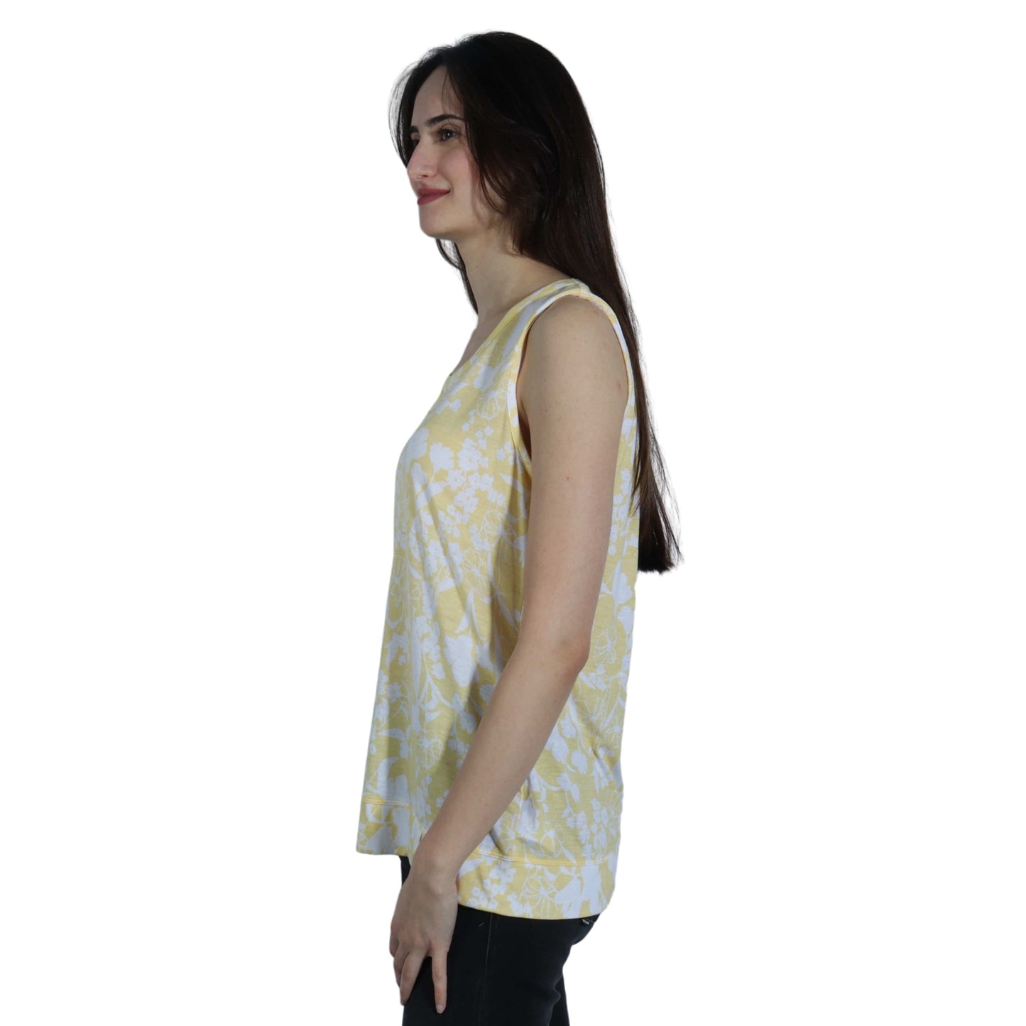 LIZ CLAIBORNE Womens Tops S / Multi-Color LIZ CLAIBORNE - Floral Sleeveless Top