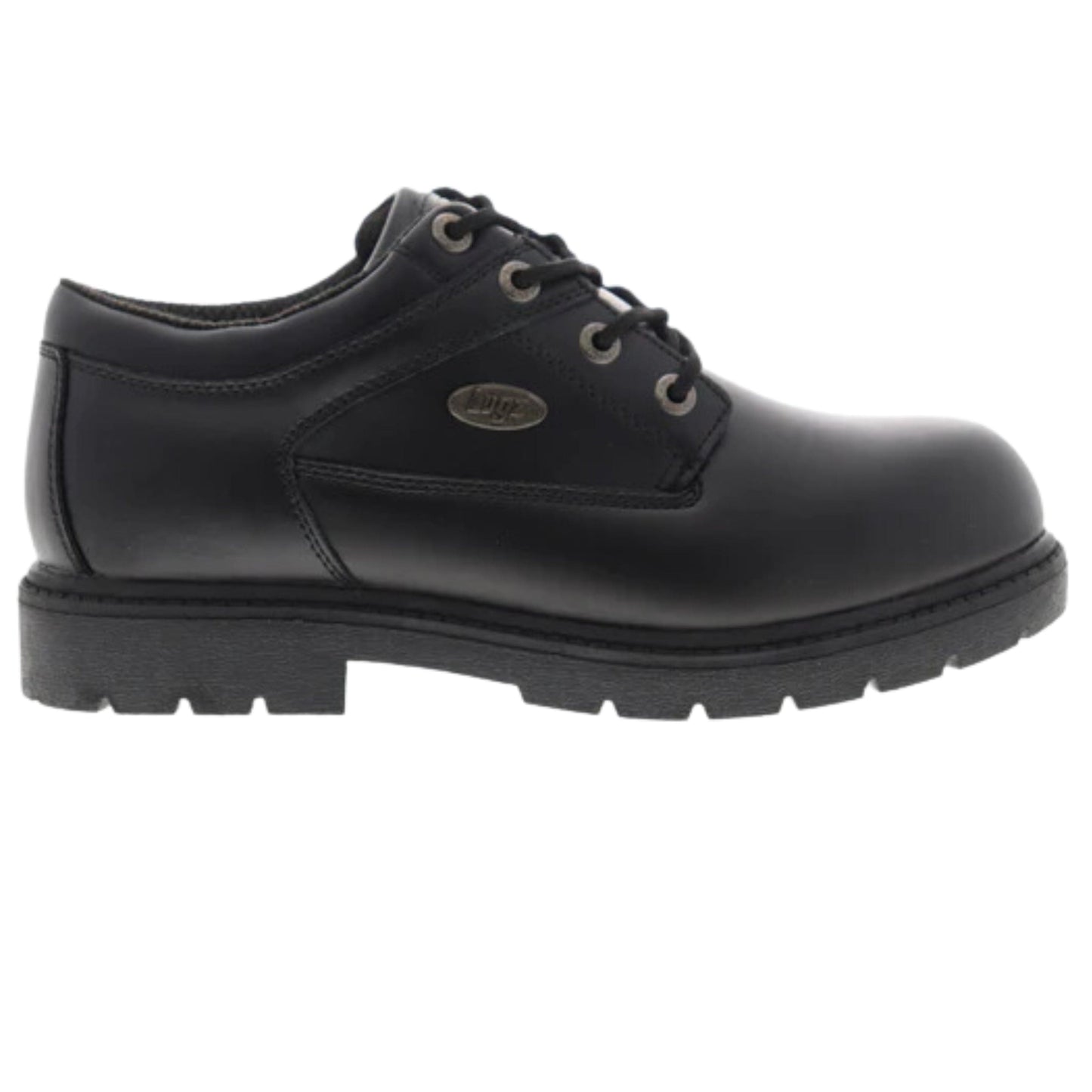 LUGZ Mens Shoes 46 / Black LUGZ - Slip Resistant Black Leather Work Shoes