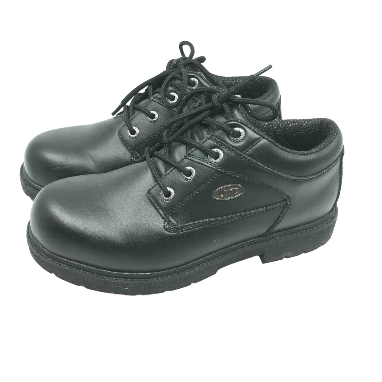 LUGZ Mens Shoes 46 / Black LUGZ - Slip Resistant Black Leather Work Shoes