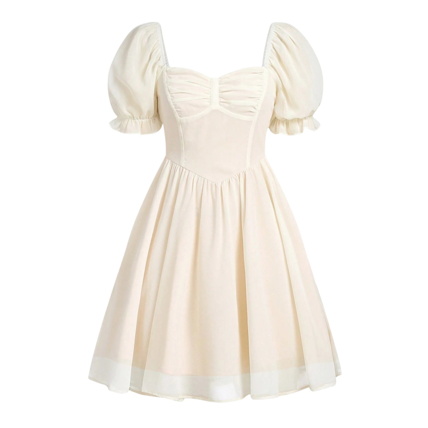SHEIN - KIDS - Puff Sleeve Embellished Dress