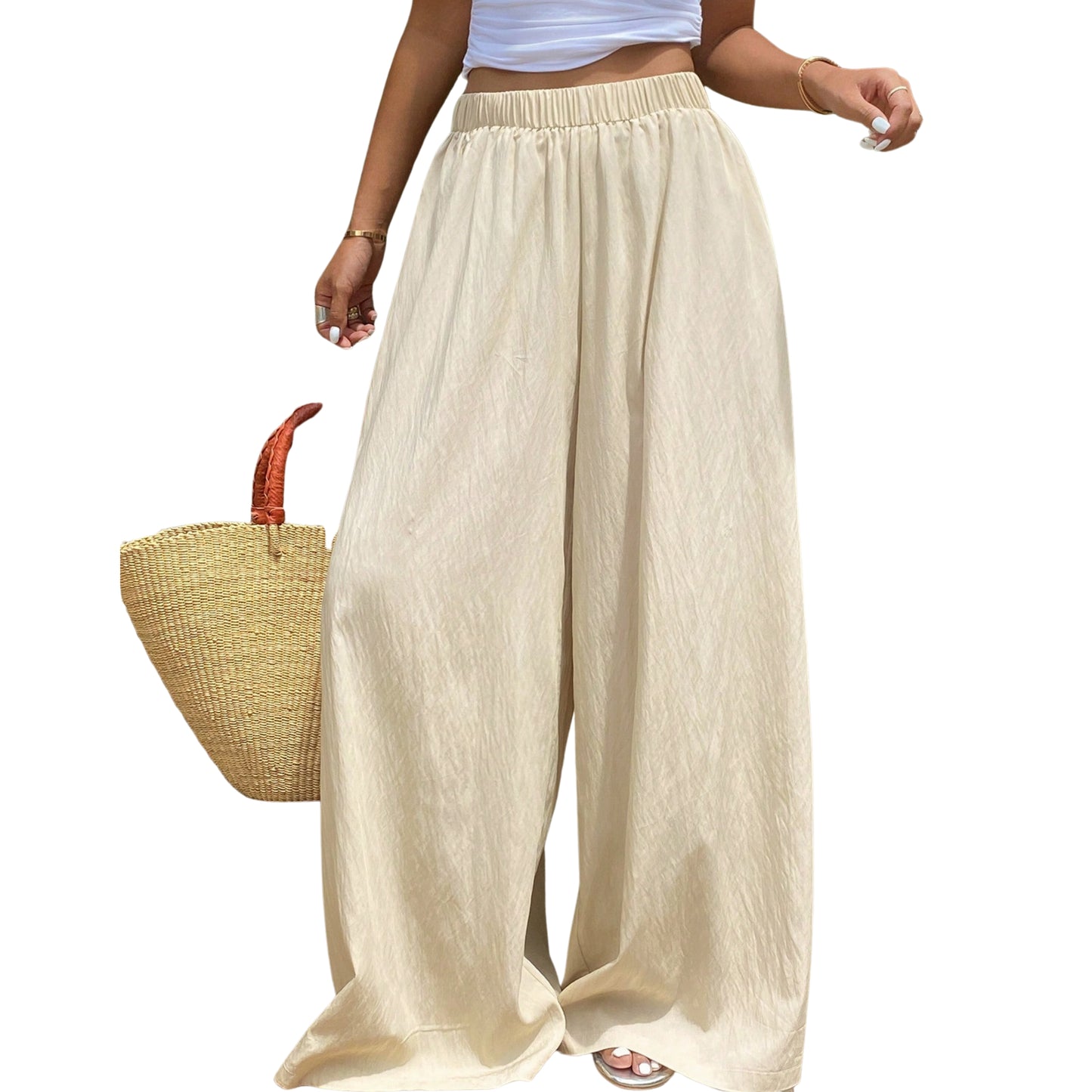 SHEIN - Lightweight Wide Leg Pant