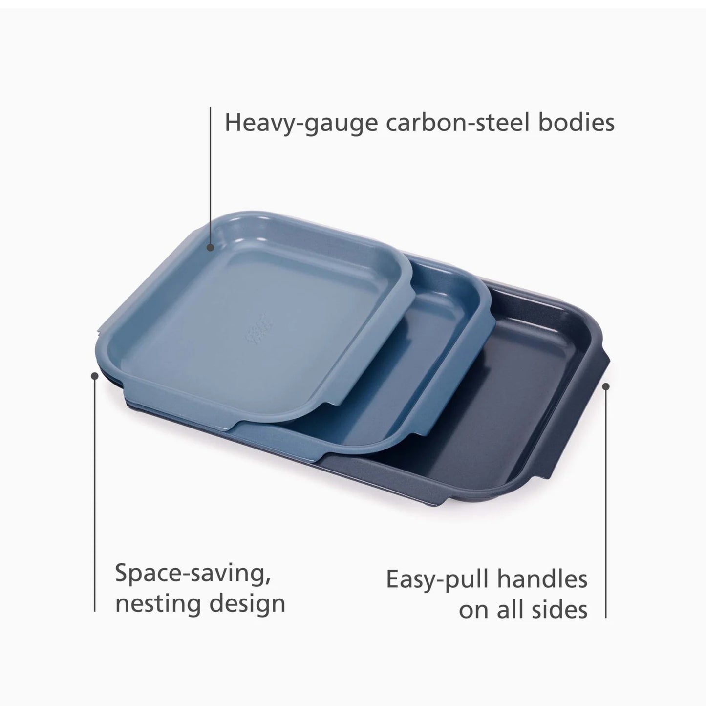 JOSEPH JOSEPH - nest bake 3pcs baking tray