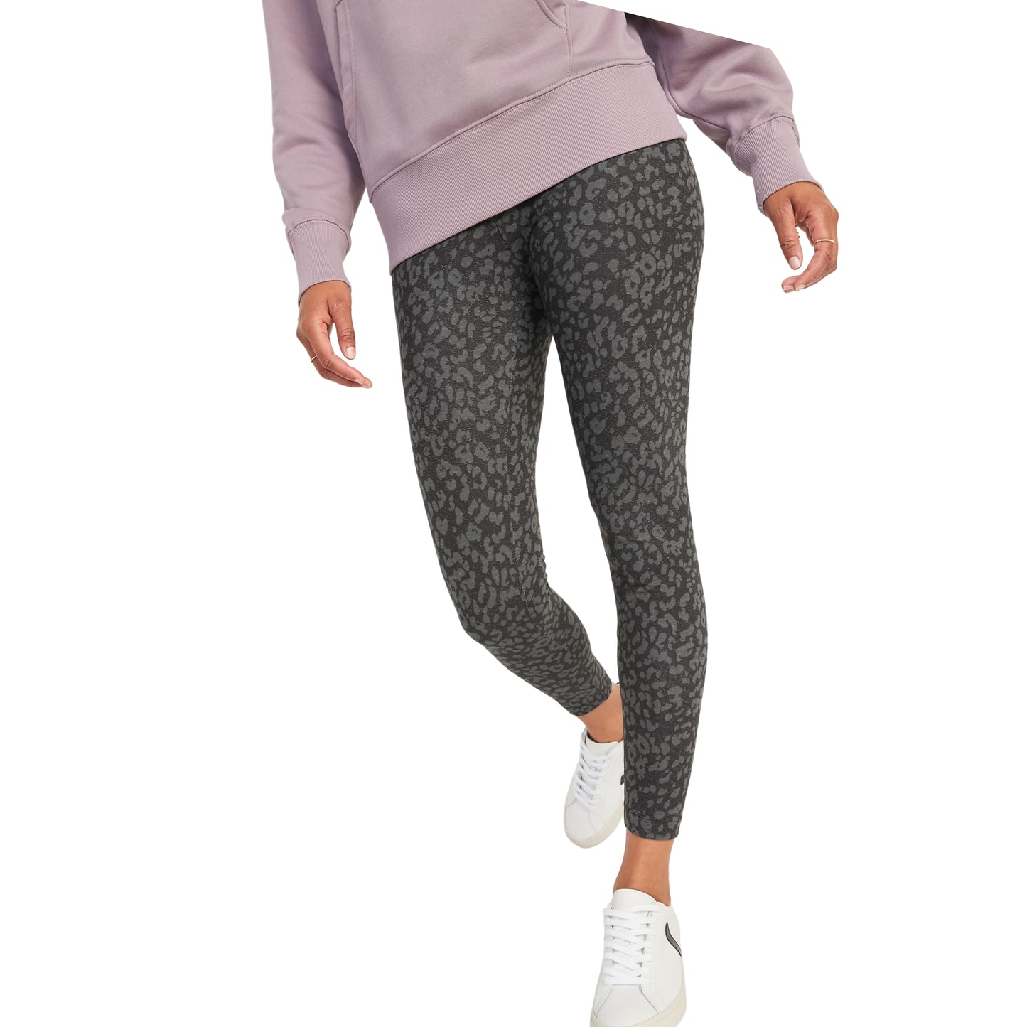 OLD NAVY - Leopard-Print Ankle Leggings