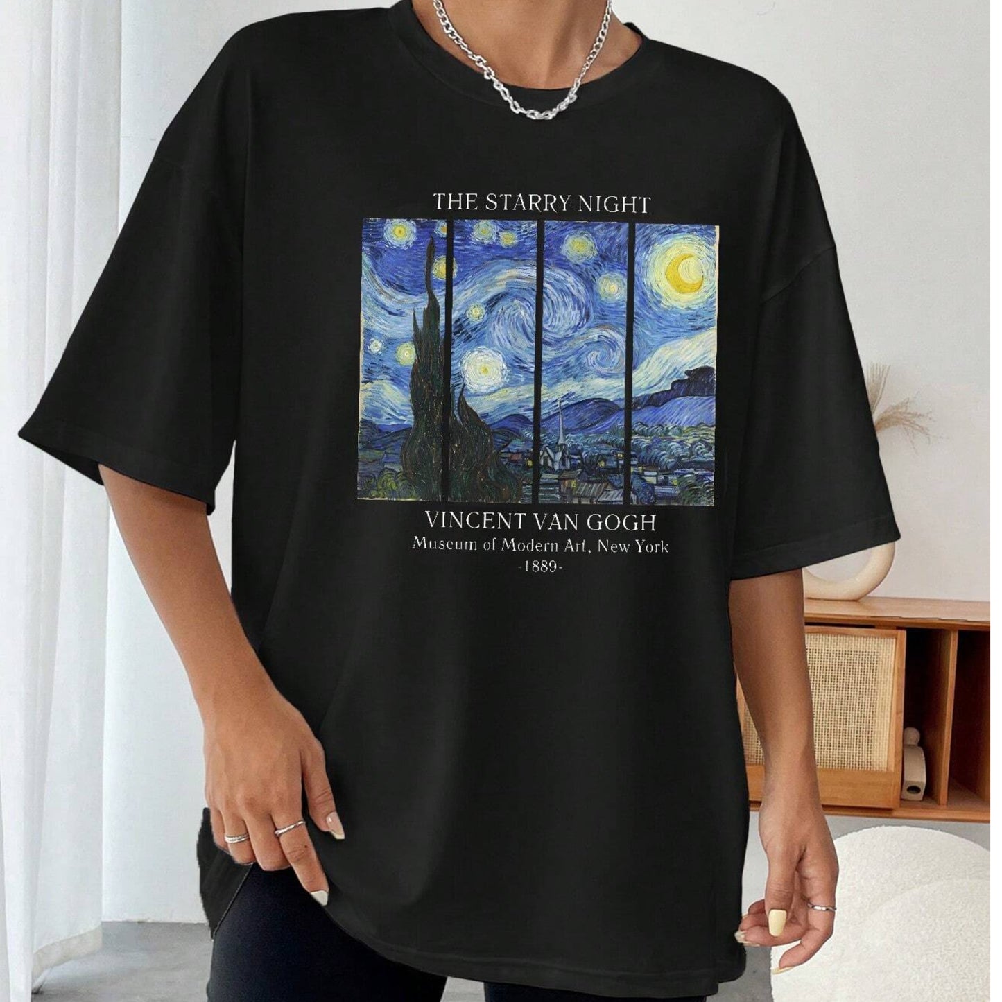SHEIN - Printed Casual Round Neck T-Shirt