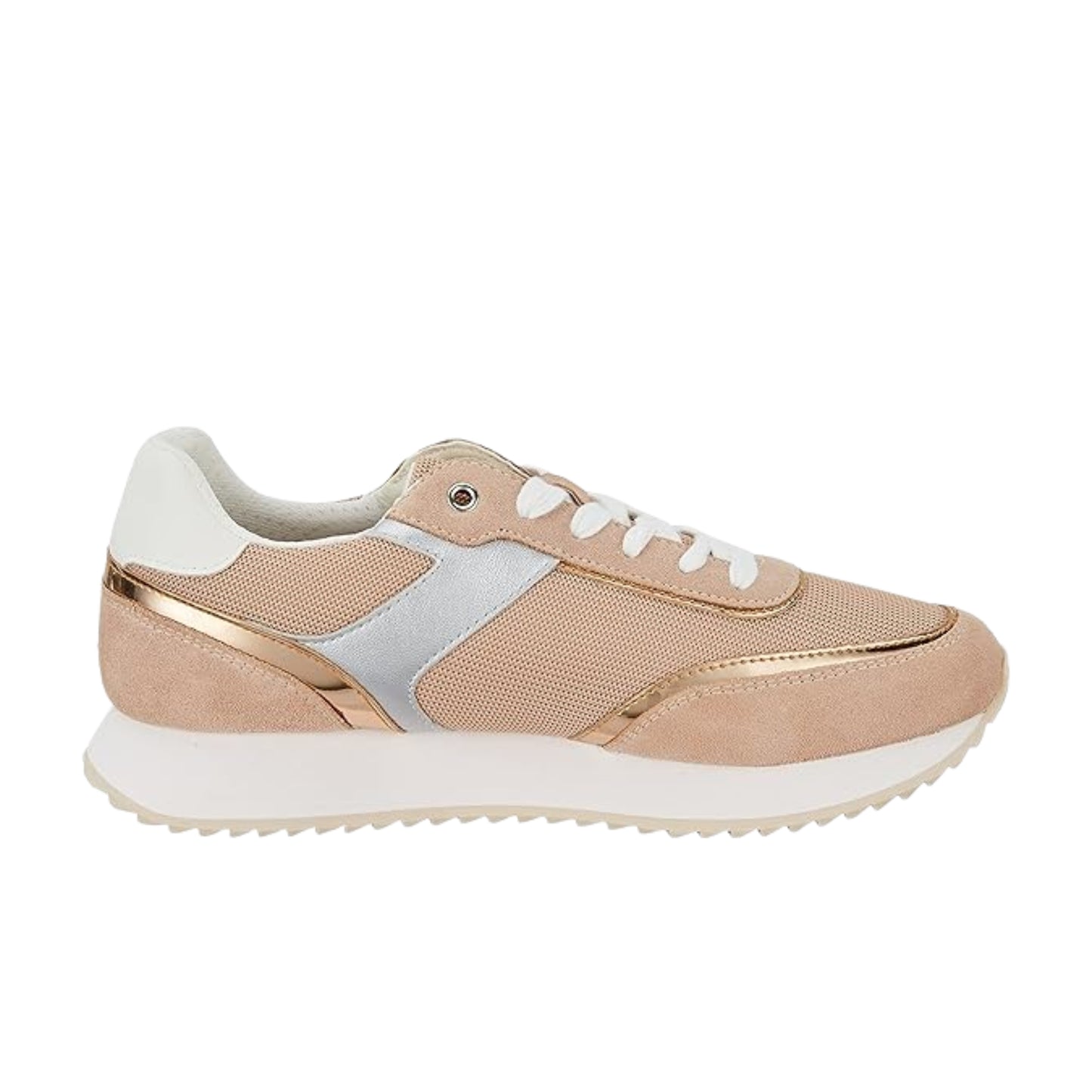 GEOX - Donna Leather-Trim Sneaker