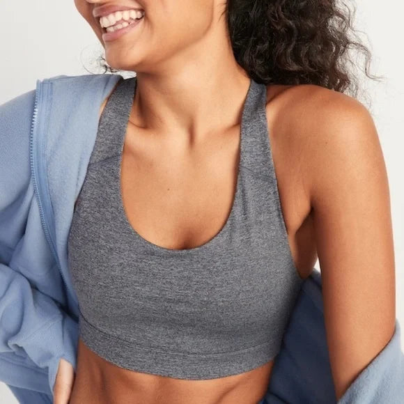 OLD NAVY - Medium-Support PowerPress Strappy Bra