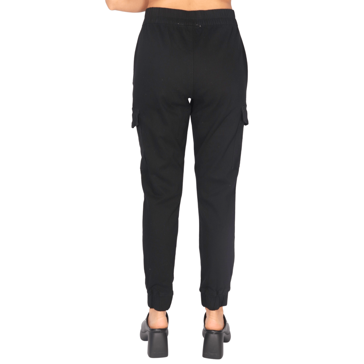 MADDEN GIRL Womens Bottoms M / Black / 28-29 MADDEN GIRL - Cargo Joggers