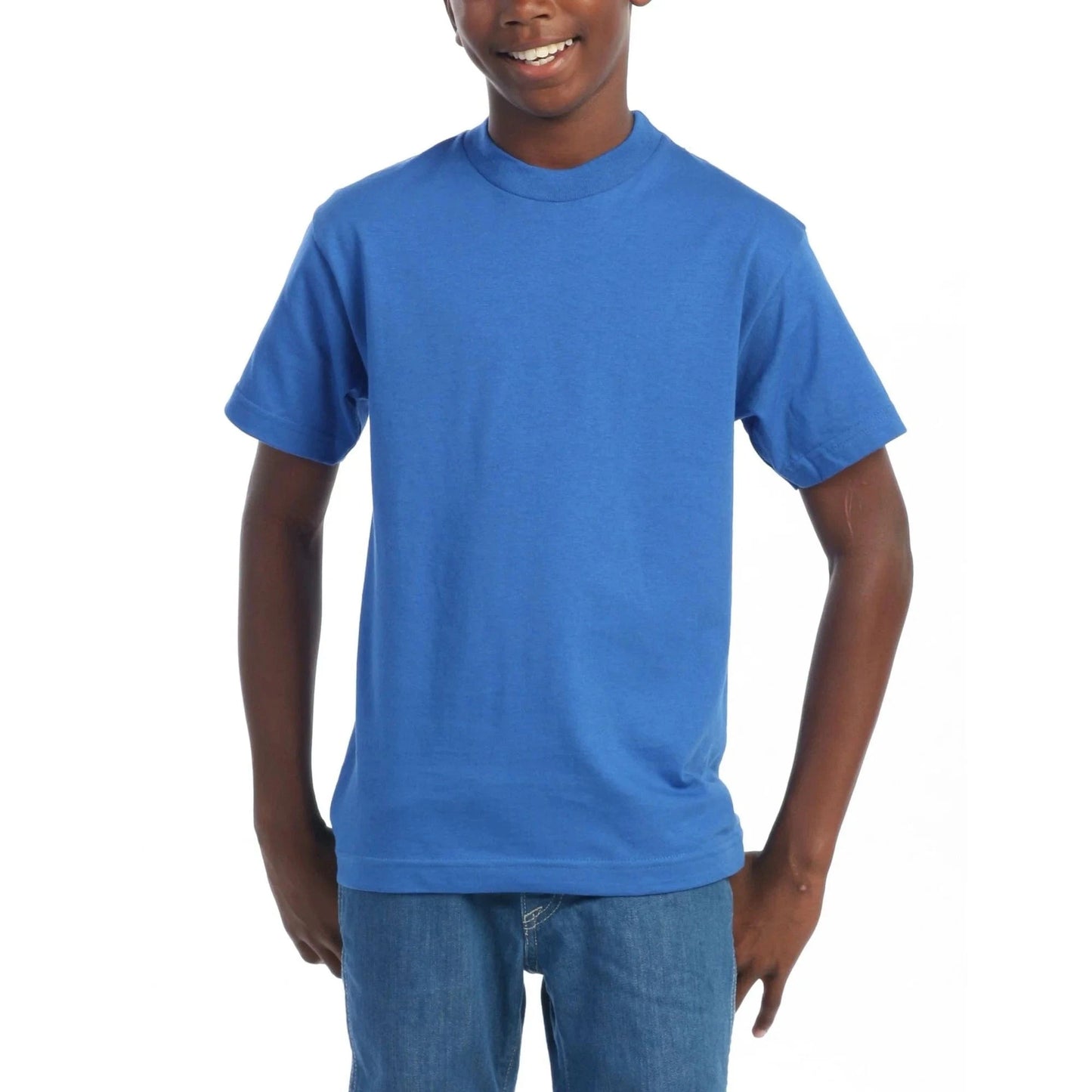 MAJESTIC Boys Tops L / Blue MAJESTIC - Sold Color T-Shirt