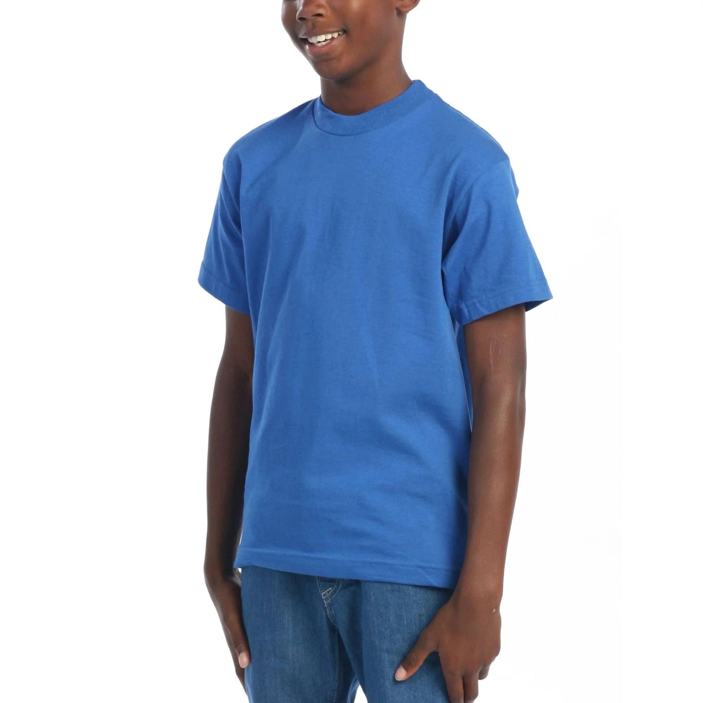 MAJESTIC Boys Tops L / Blue MAJESTIC - Sold Color T-Shirt