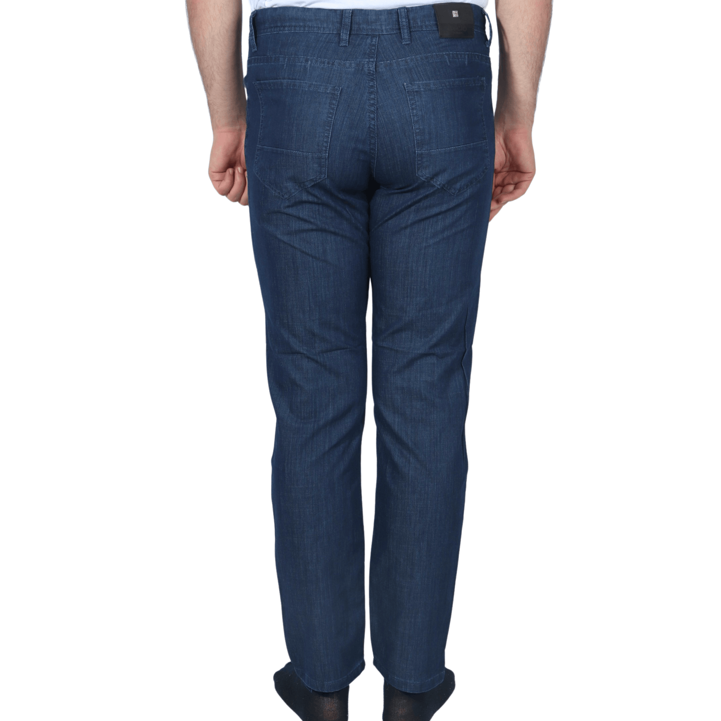 MARCAO Mens Bottoms MARCAO - Cotton straight leg solid denim