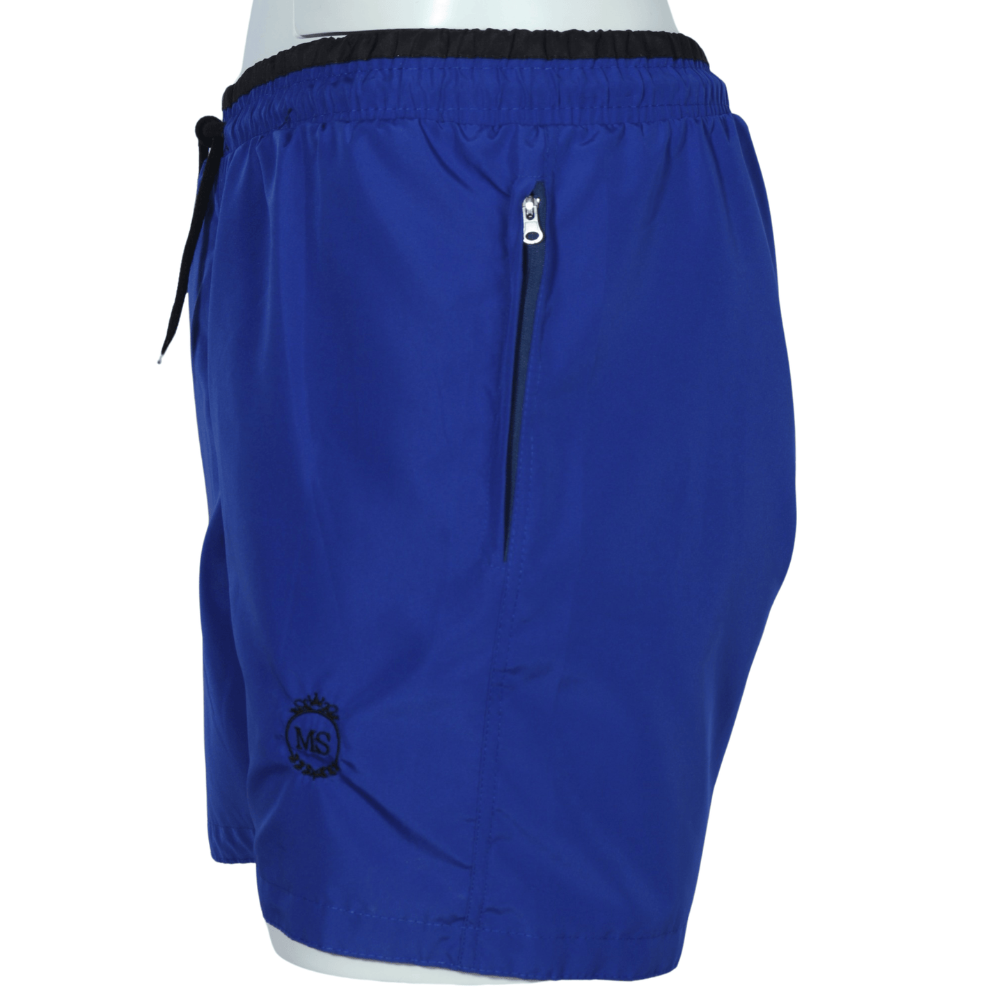 MEMMOLI Mens Swimwear M / Navy MEMMOLI - Drawstring zipper pocket shorts