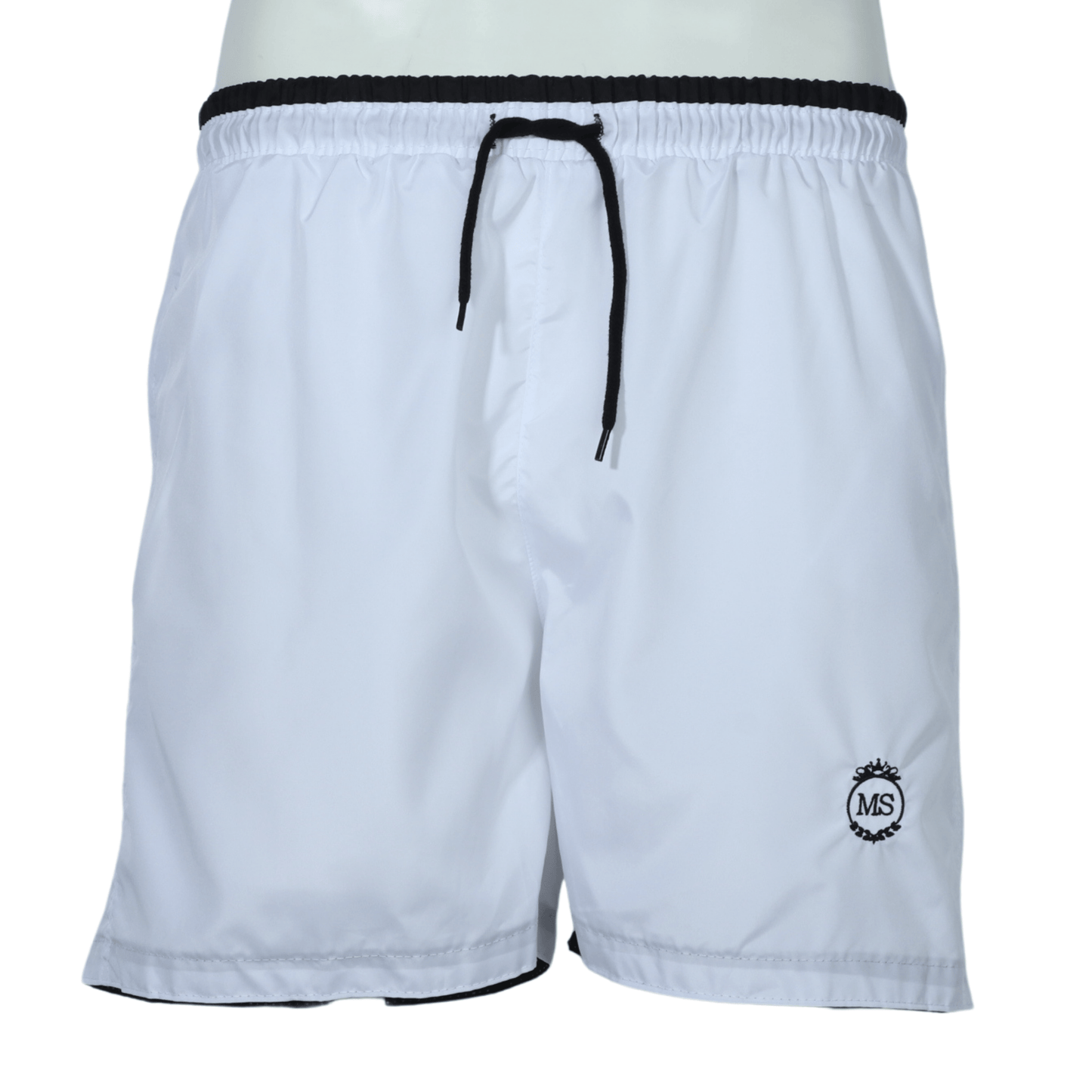 MEMMOLI Mens Swimwear 30W x 6L / White MEMMOLI - Stitched logo solid swimwear