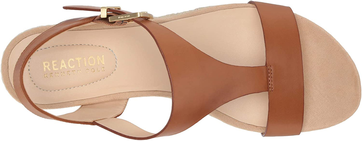 KENNETH COLE - Card T-Strap Wedge Sandal