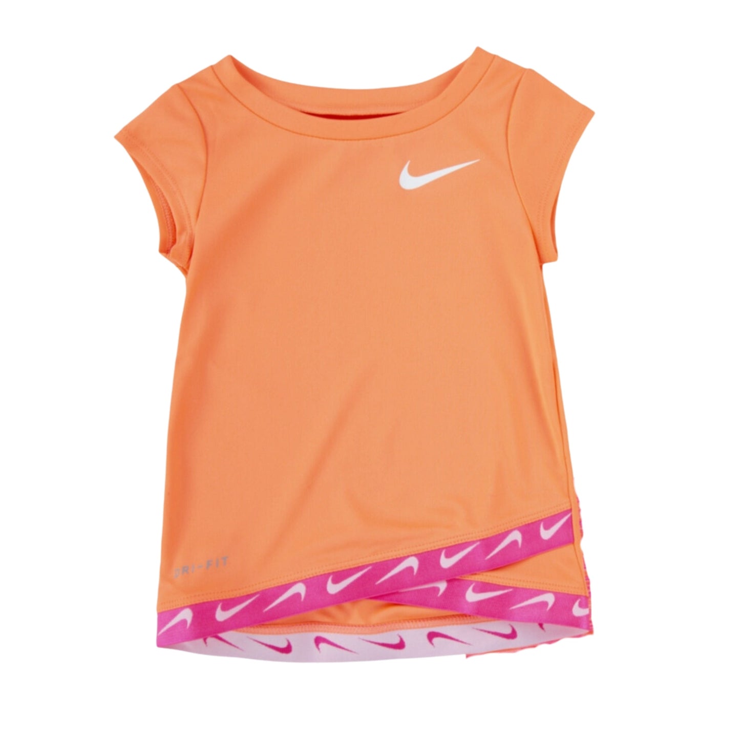 NIKE Baby Girl 18 Month / Orange NIKE - Crossover T-Shirt