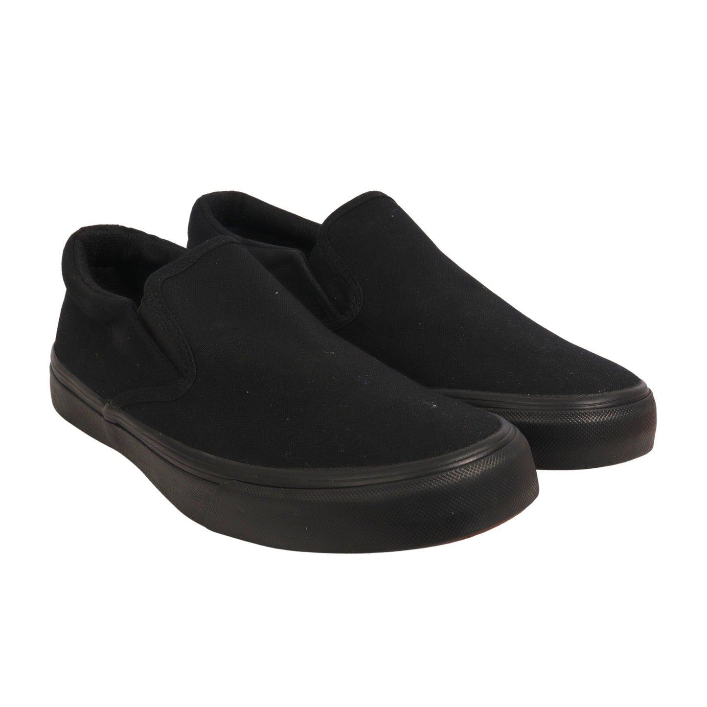 NO BOUNDARIES Mens Shoes 40.5 / Black NO BOUNDARIES - Clinton Canvas Skate Slip On Sneakers