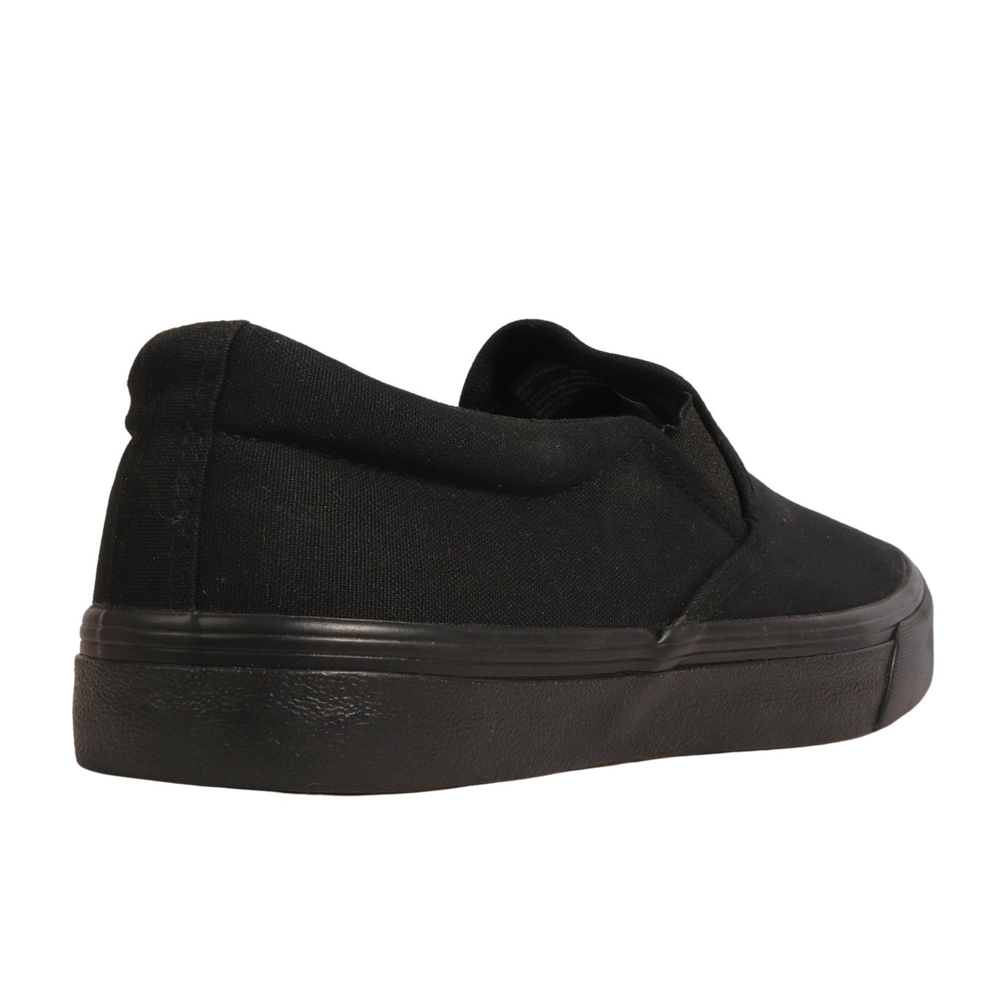 NO BOUNDARIES Mens Shoes 40.5 / Black NO BOUNDARIES - Clinton Canvas Skate Slip On Sneakers