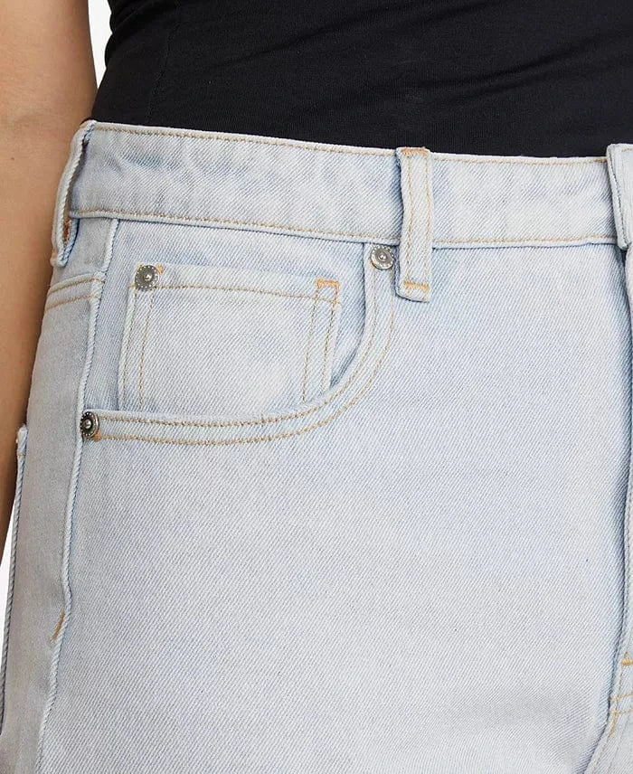 NUMERO Womens Bottoms NUMERO - High Rise Light Wash Wide Leg Jeans