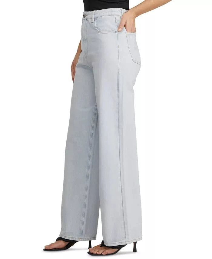 NUMERO Womens Bottoms NUMERO - High Rise Light Wash Wide Leg Jeans