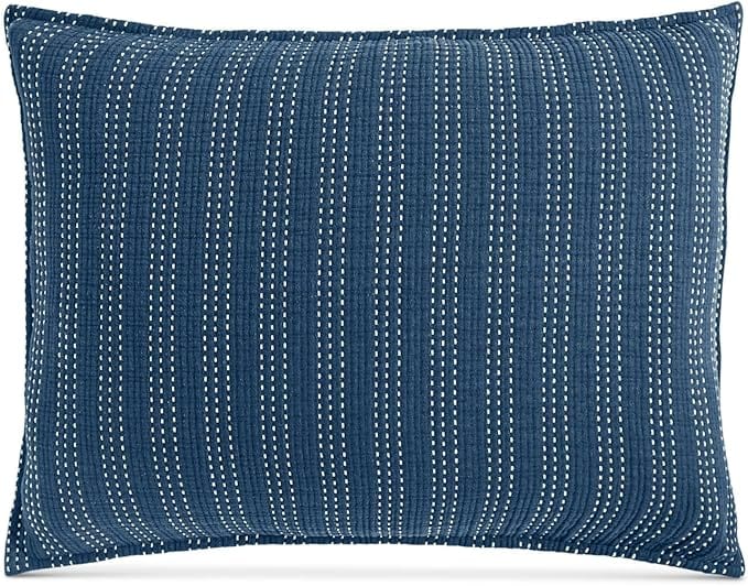 OAKE Comforter/Quilt/Duvet King / Blue OAKE - Contrast Stitch Coverlet, King,