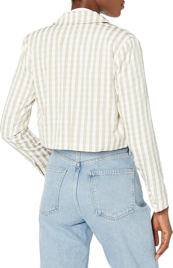 OAT Womens Jackets L / Multi-Color OAT - Cropped Open Blazer