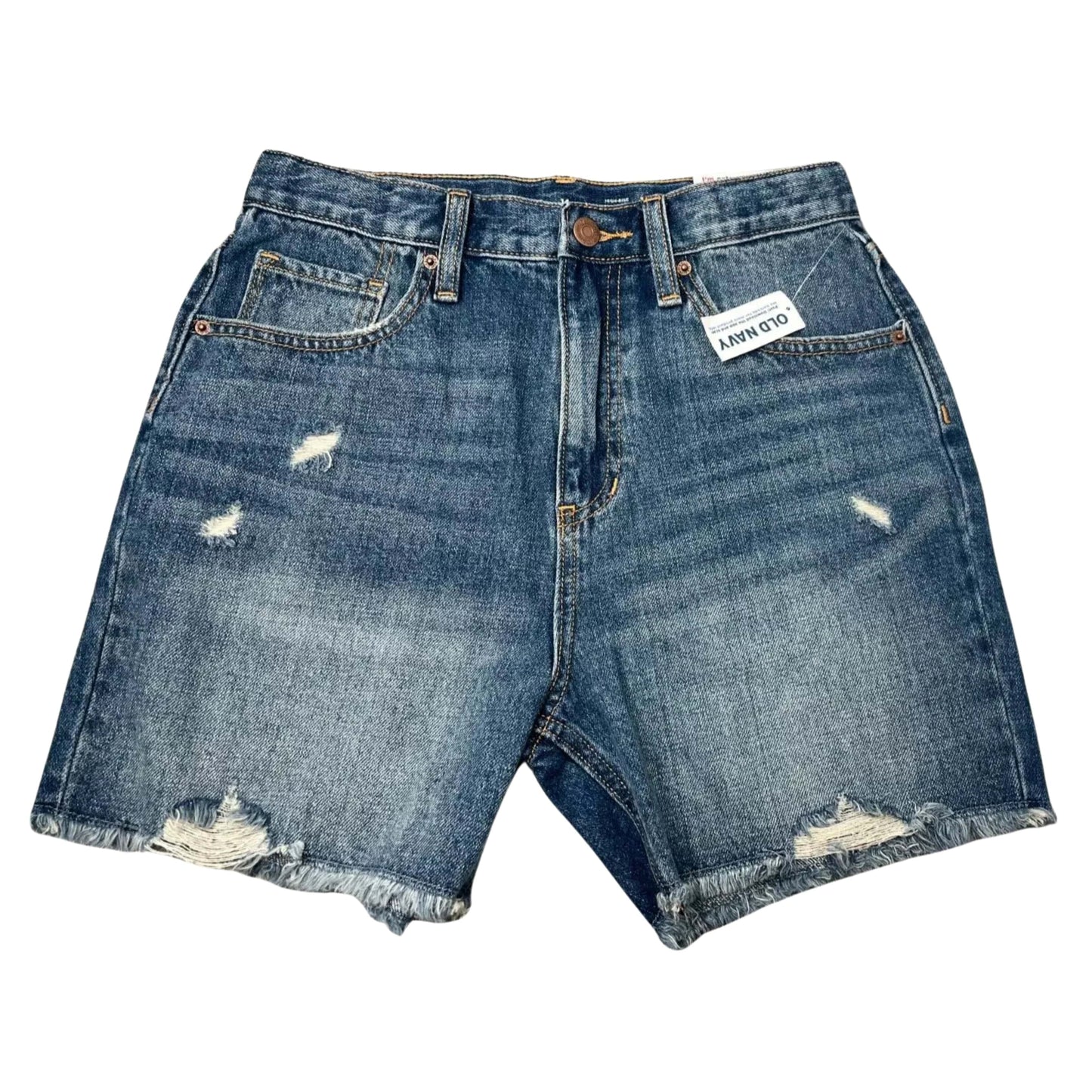 OLD NAVY Girls Bottoms XS / Blue OLD NAVY - Straight Adjustable Waist Jean Shorts