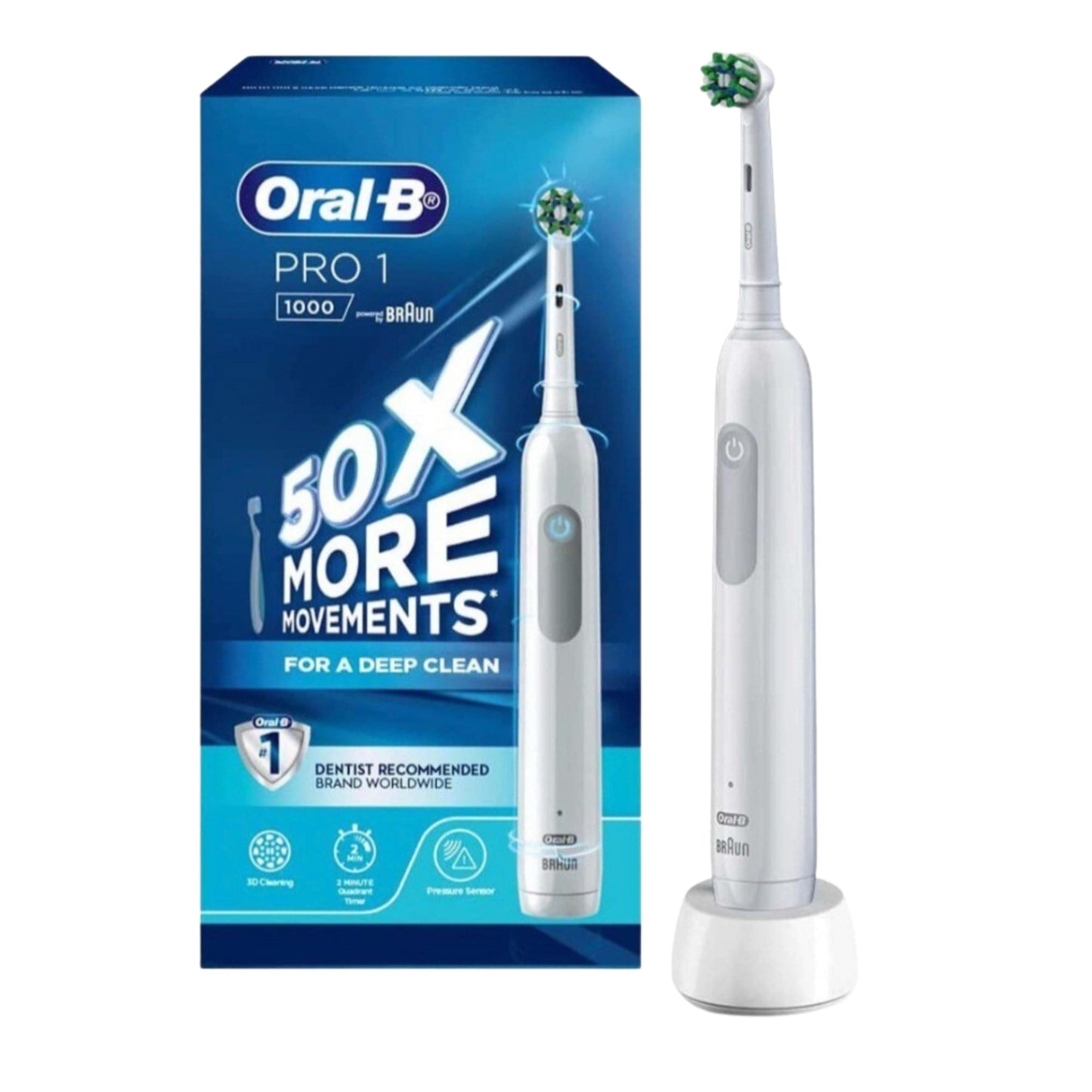 ORAL-B Oral Hygiene ORAL-B - BR Pro 1000 Rechargeable Electric Toothbrush D305.513.1