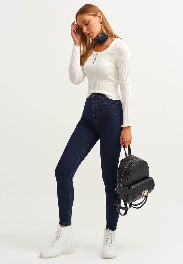OXXO Womens Bottoms OXXO - Casual Jegging Skinny Trousers