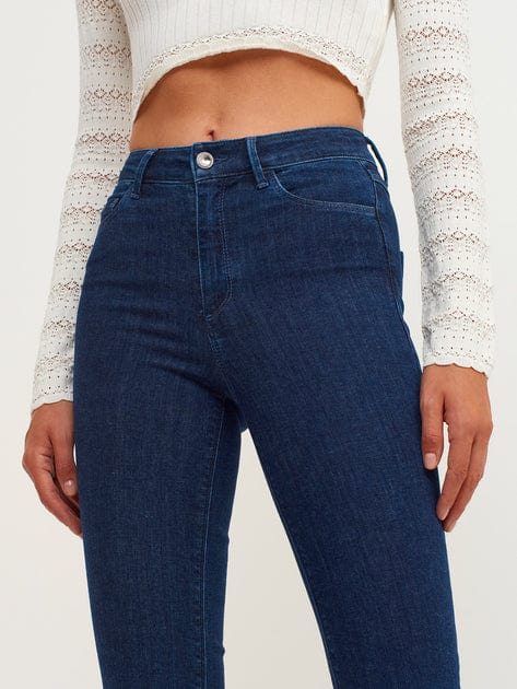 OXXO Womens Bottoms OXXO - High Rise Bootcut Denim Pants