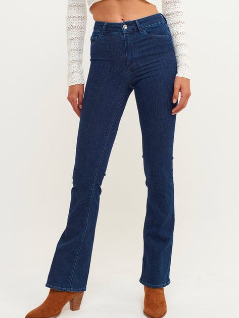 OXXO Womens Bottoms OXXO - High Rise Bootcut Denim Pants