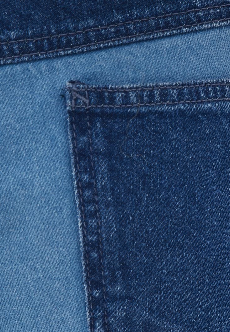 OXXO Womens Bottoms OXXO - Mid Waist Slouchy-Fit Denim