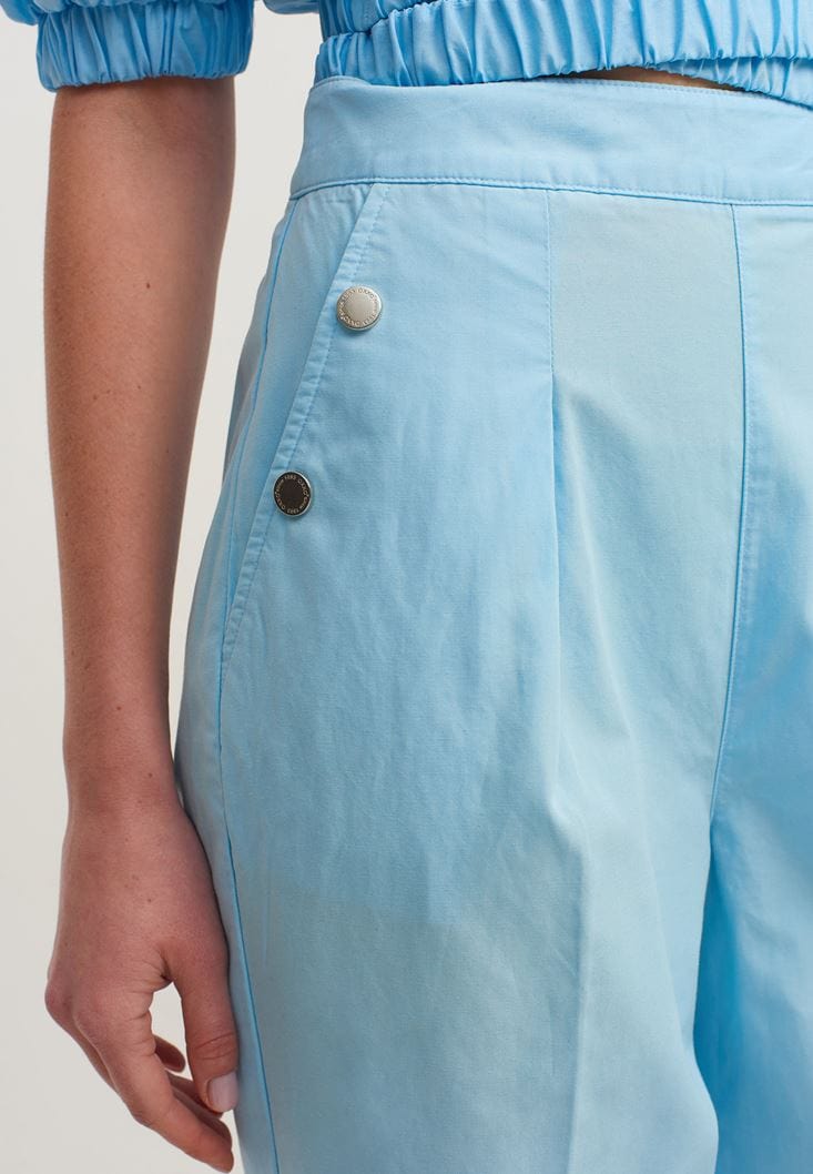 OXXO Womens Bottoms OXXO - Pocketed and Pleated Loose Pants
