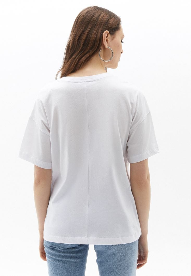 OXXO Womens Tops OXXO - Front Printed Oversized T-Shirt