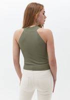 OXXO Womens Tops OXXO - Halter Neck Knitted Top