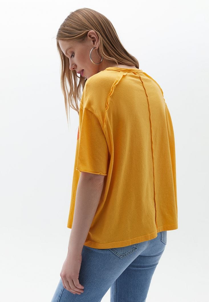OXXO Womens Tops OXXO - Oversize Printed Tshirt