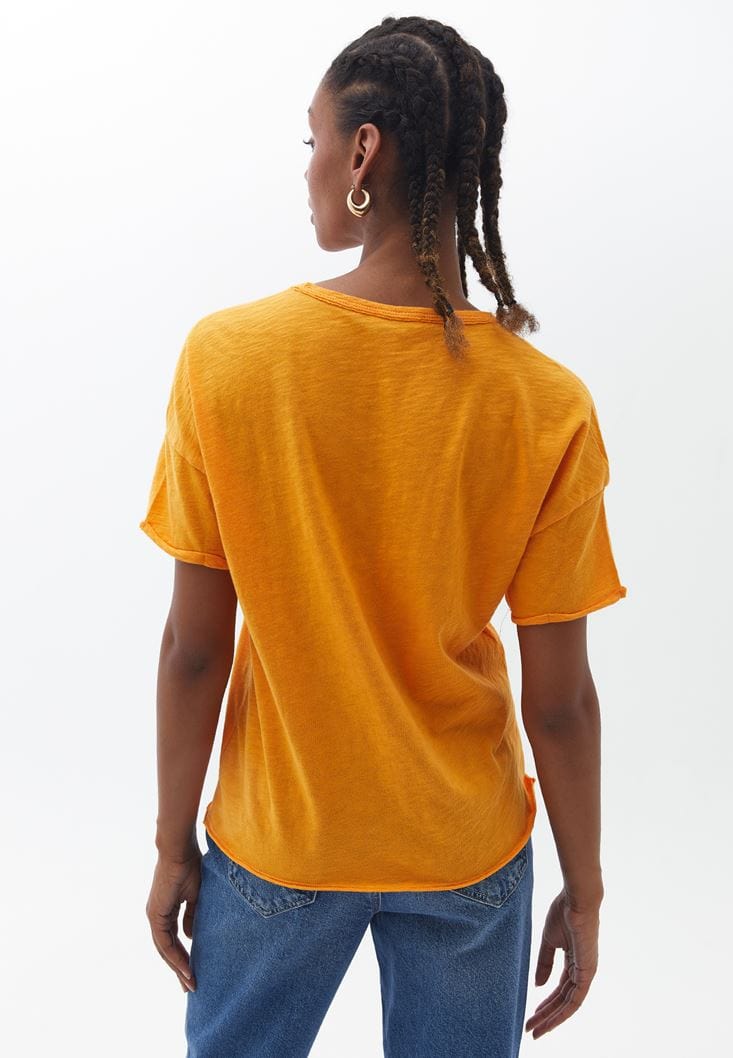 OXXO Womens Tops OXXO - V Neck Oversize T-Shirt