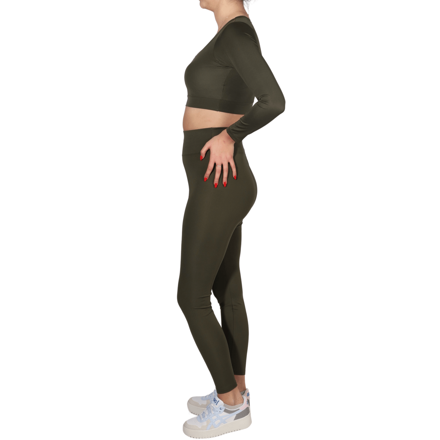 OYSHO Womens sports OYSHO - long sleeve top and leggings