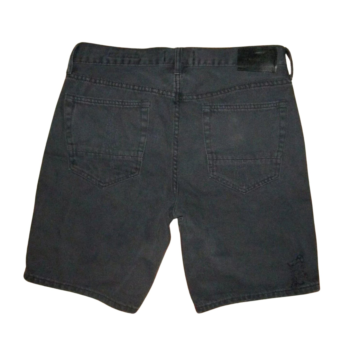 PACSUN Mens Bottoms M / Black / 31 PACSUN - Roses stitch slim fit shorts