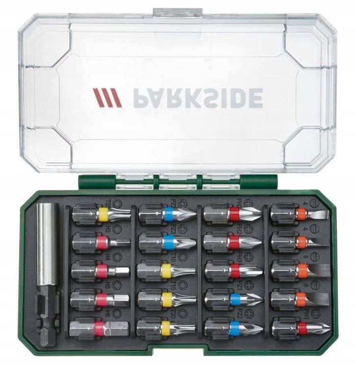 PARKSIDE Power & Hand Tools PARKSIDE - Bit Set Bits 21pcs + Case