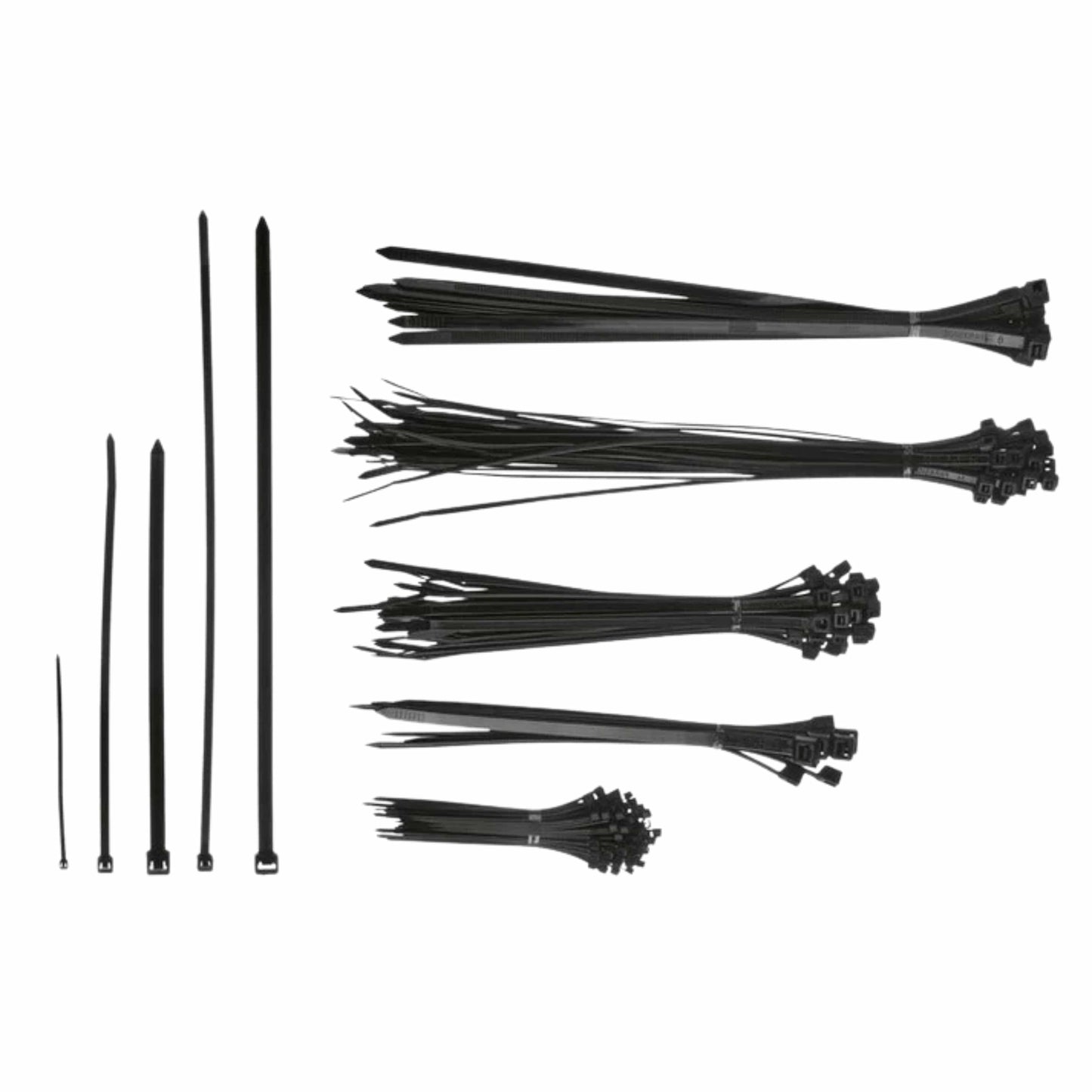 PARKSIDE Power & Hand Tools Black PARKSIDE - Cable Tie Set 251 Pieces