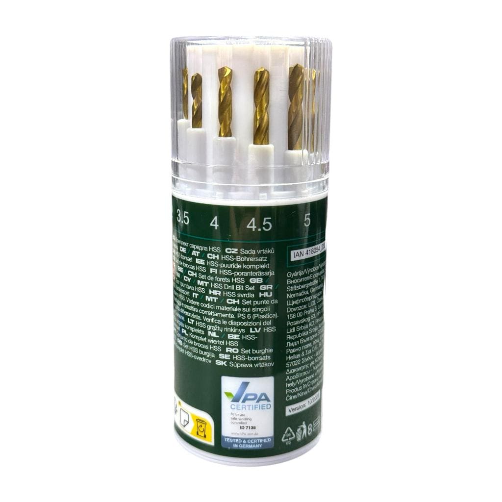 PARKSIDE Power & Hand Tools PARKSIDE - Hss drill bit set 11 pieces