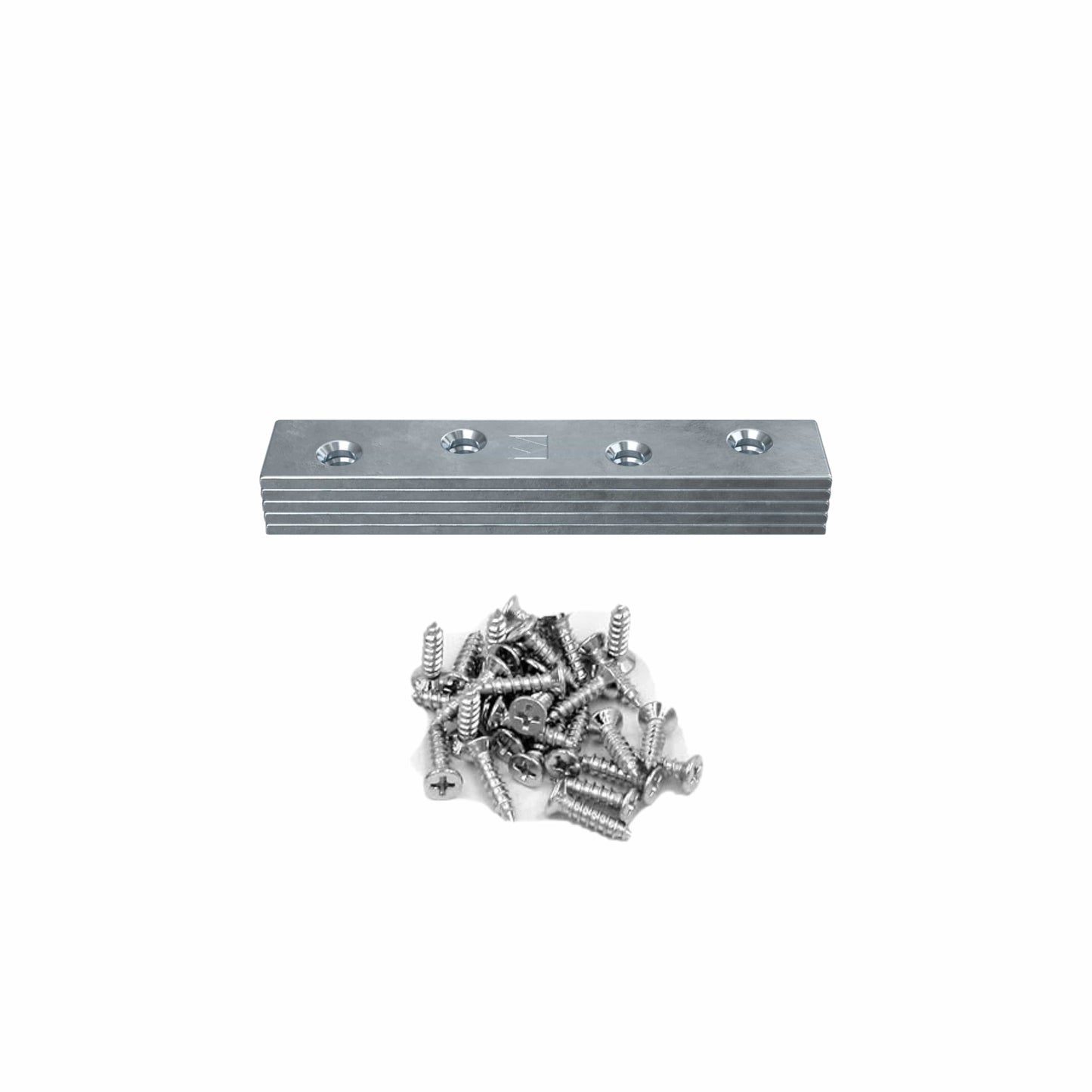 PARKSIDE Power & Hand Tools PARKSIDE - Mending plates 8 pieces with screws pack