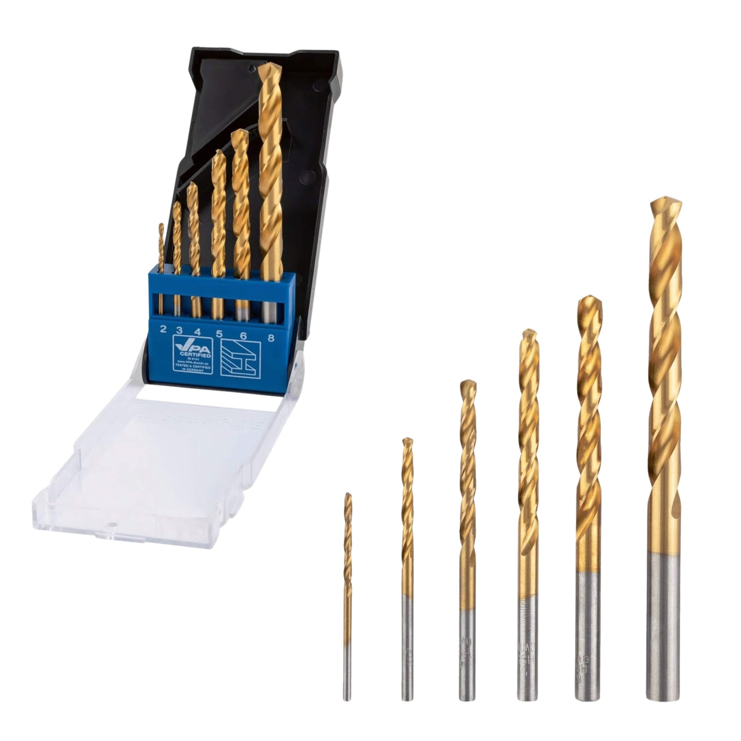 PARKSIDE Power & Hand Tools PARKSIDE - Metal Drill Bits, Pbs 3 A3, 6 Pcs