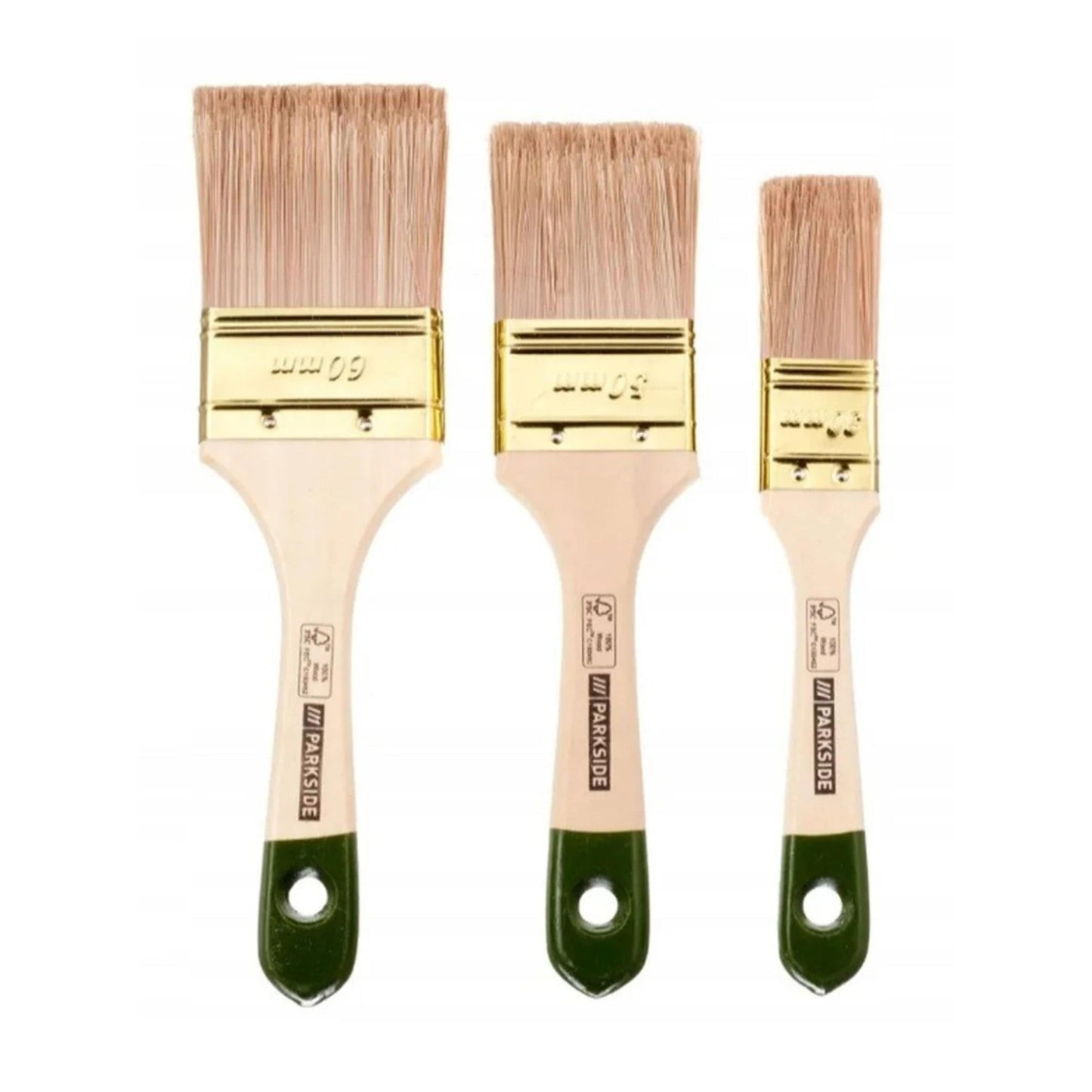 PARKSIDE Power & Hand Tools Green PARKSIDE - Paint Brush Set
